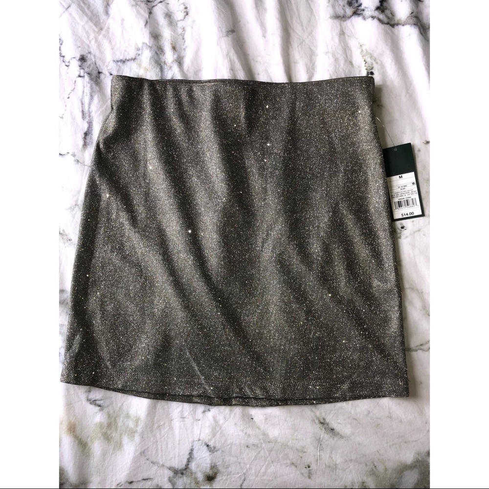 Sparkly Silver Skirt